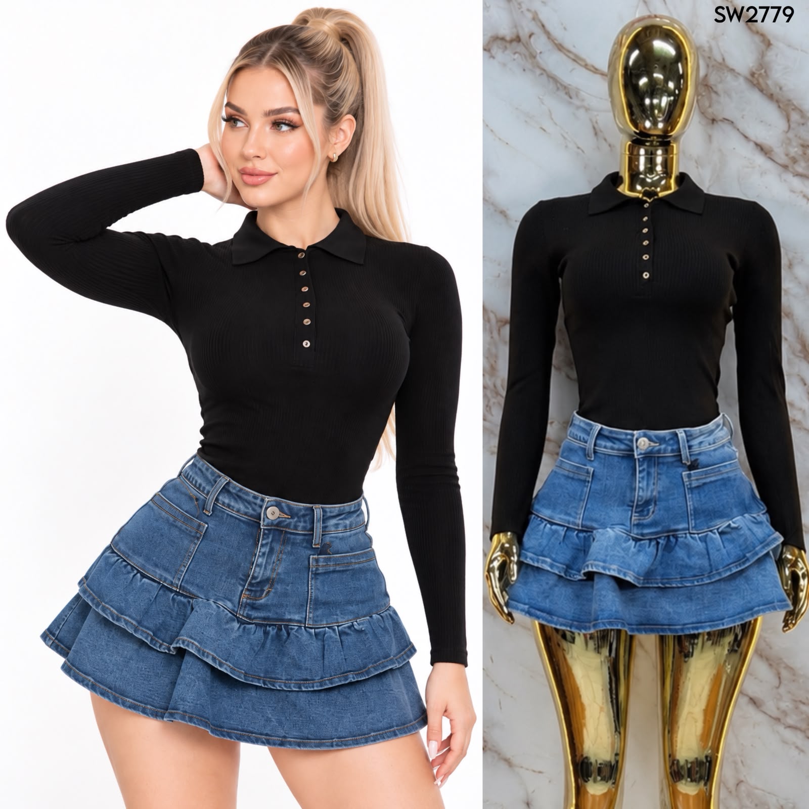 BLUSA DE TEJIDO SW 2779 - Imagen 5