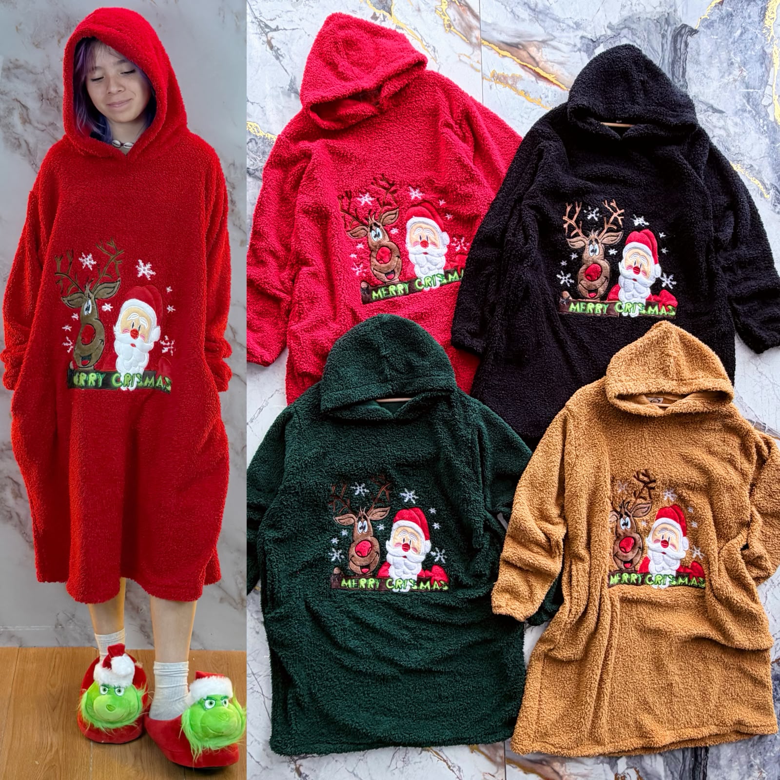 MAXI SUDADERA DE NAVIDAD SANTA