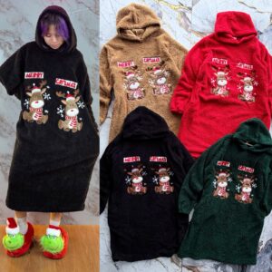 MAXI SUDADERA DE NAVIDAD RENOS